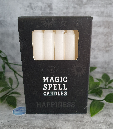 Magic Spell Candles - White Colour - Pack of 12