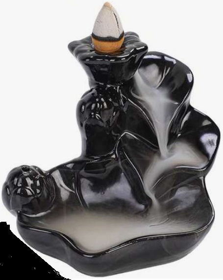 Lotus Leaf Pool Backflow Incense Burner