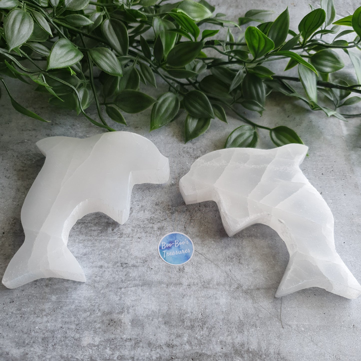 Selenite Dolphins