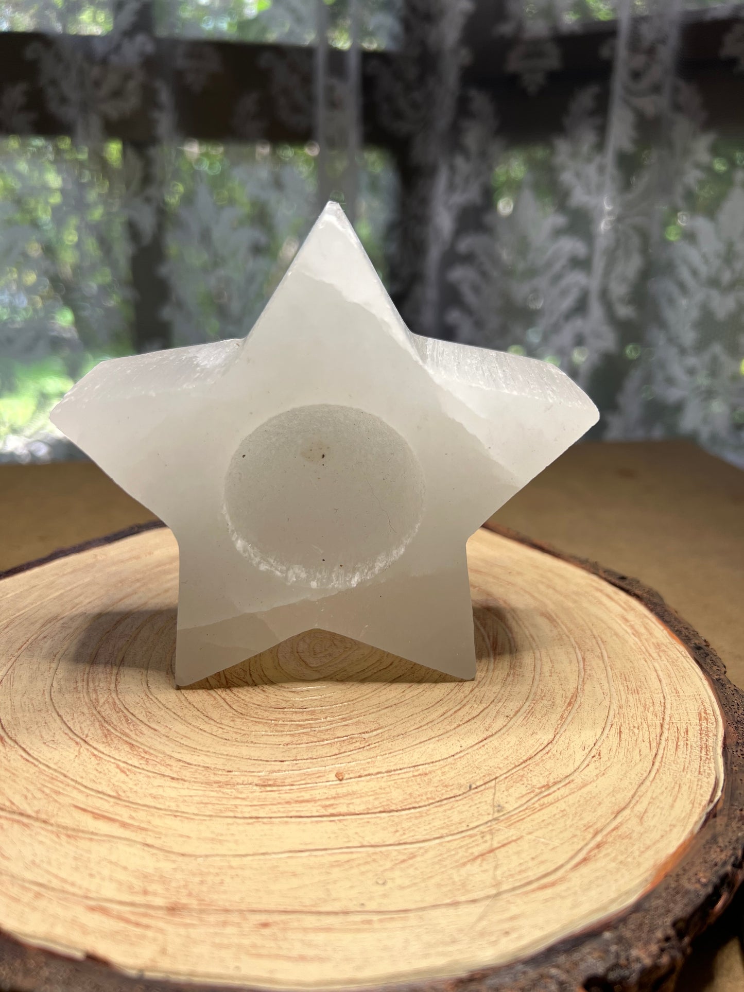 Selenite Star Tray