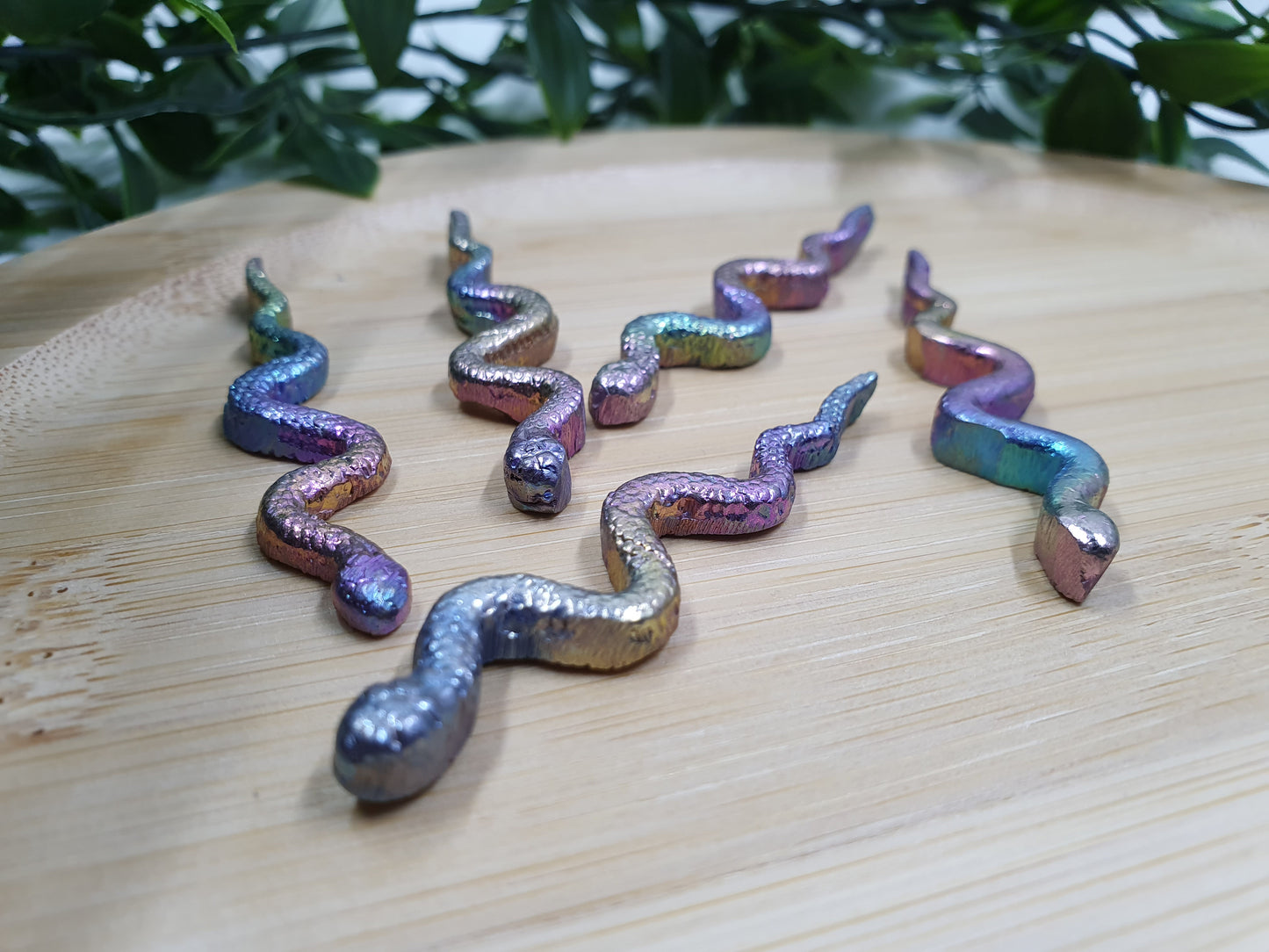 Bismuth Snake Carvings