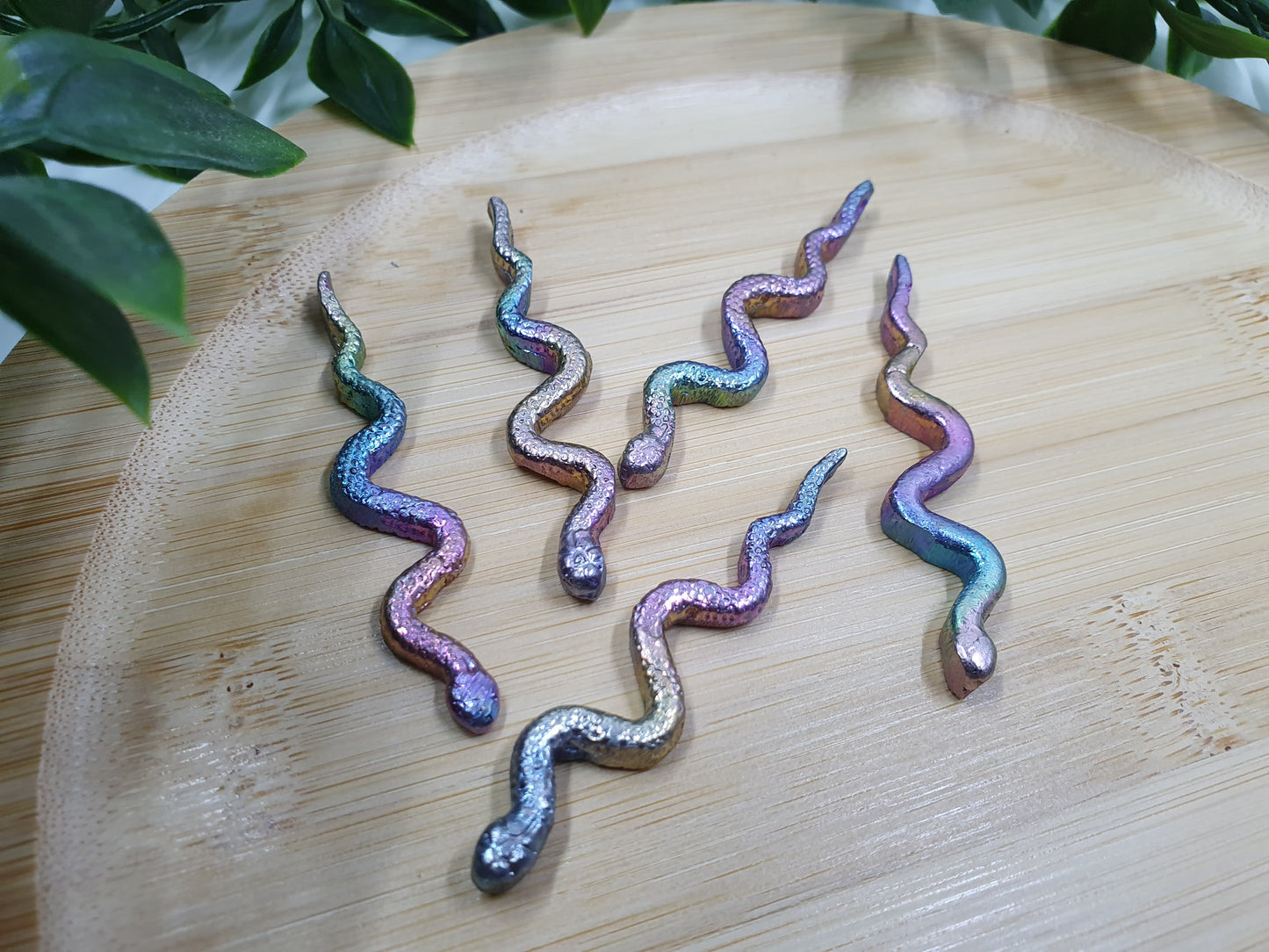 Bismuth Snake Carvings