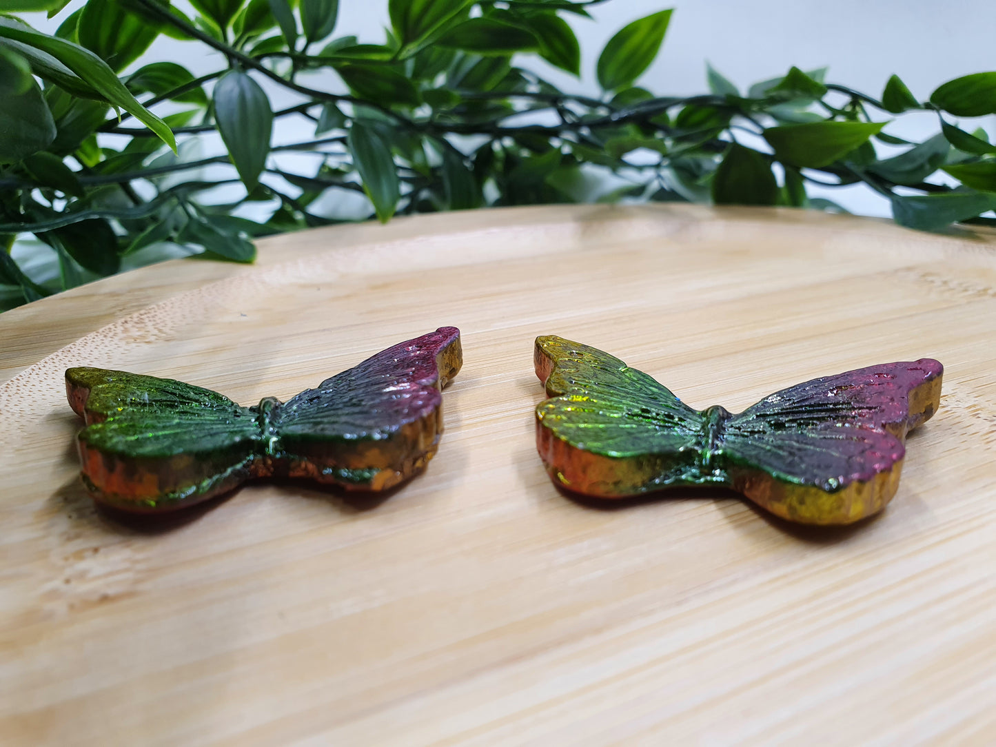 Bismuth Butterfly Carvings