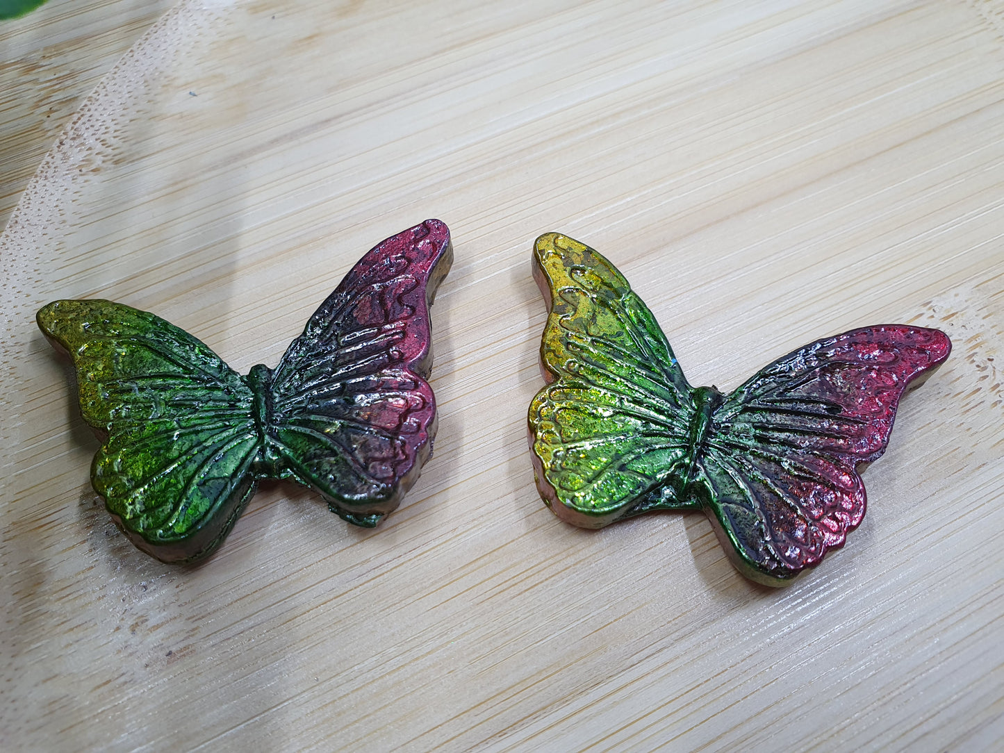 Bismuth Butterfly Carvings