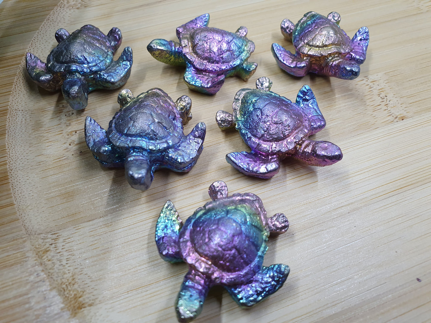 Bismuth Turtle Carvings