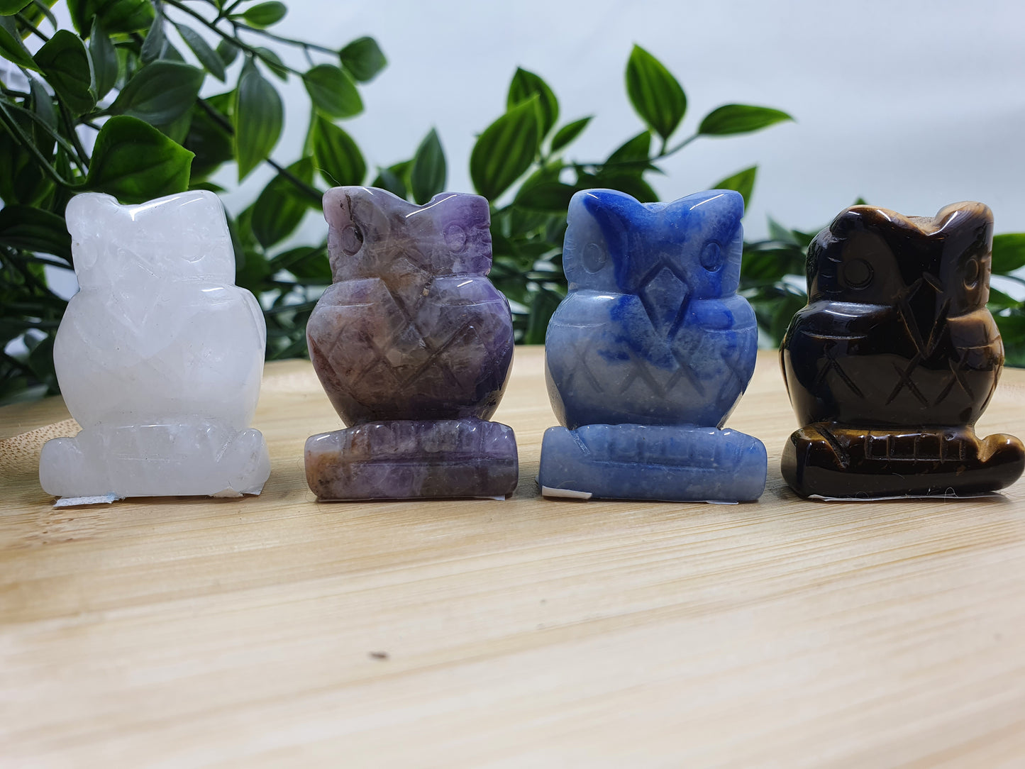 Owl Crystal Carvings