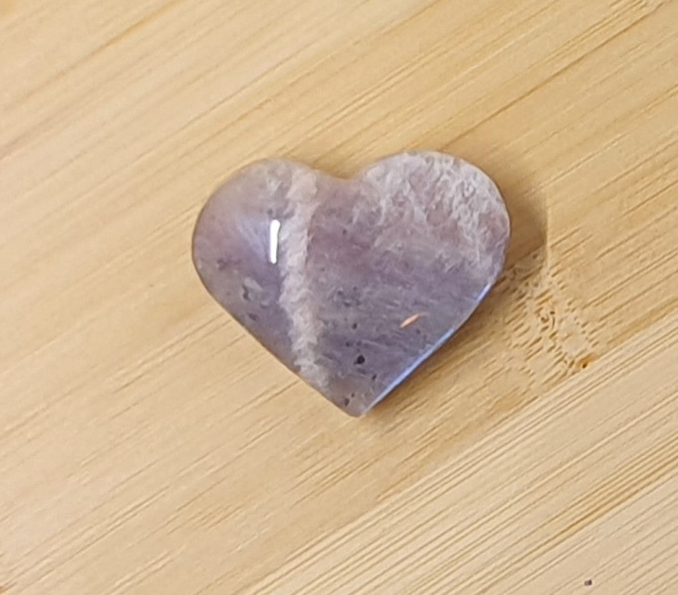 Blue Moonstone Heart