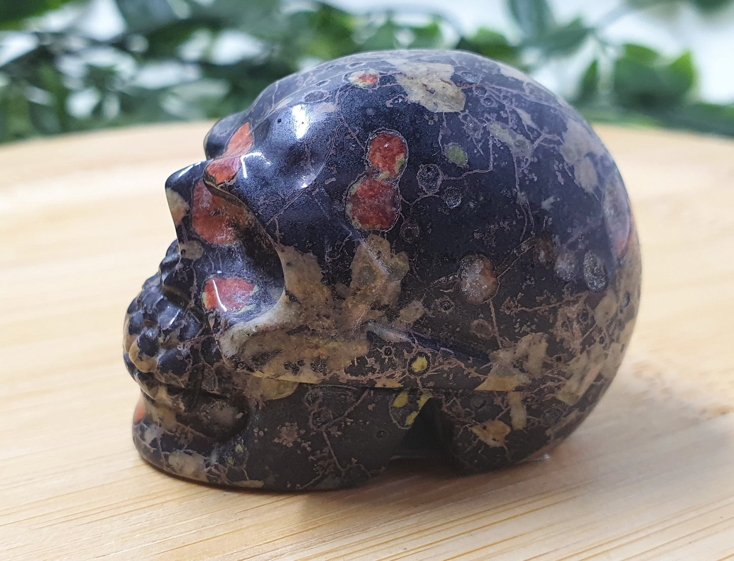 Plum Blossom Skull Carving