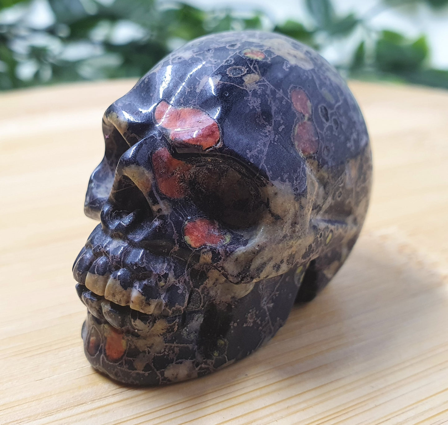 Plum Blossom Skull Carving