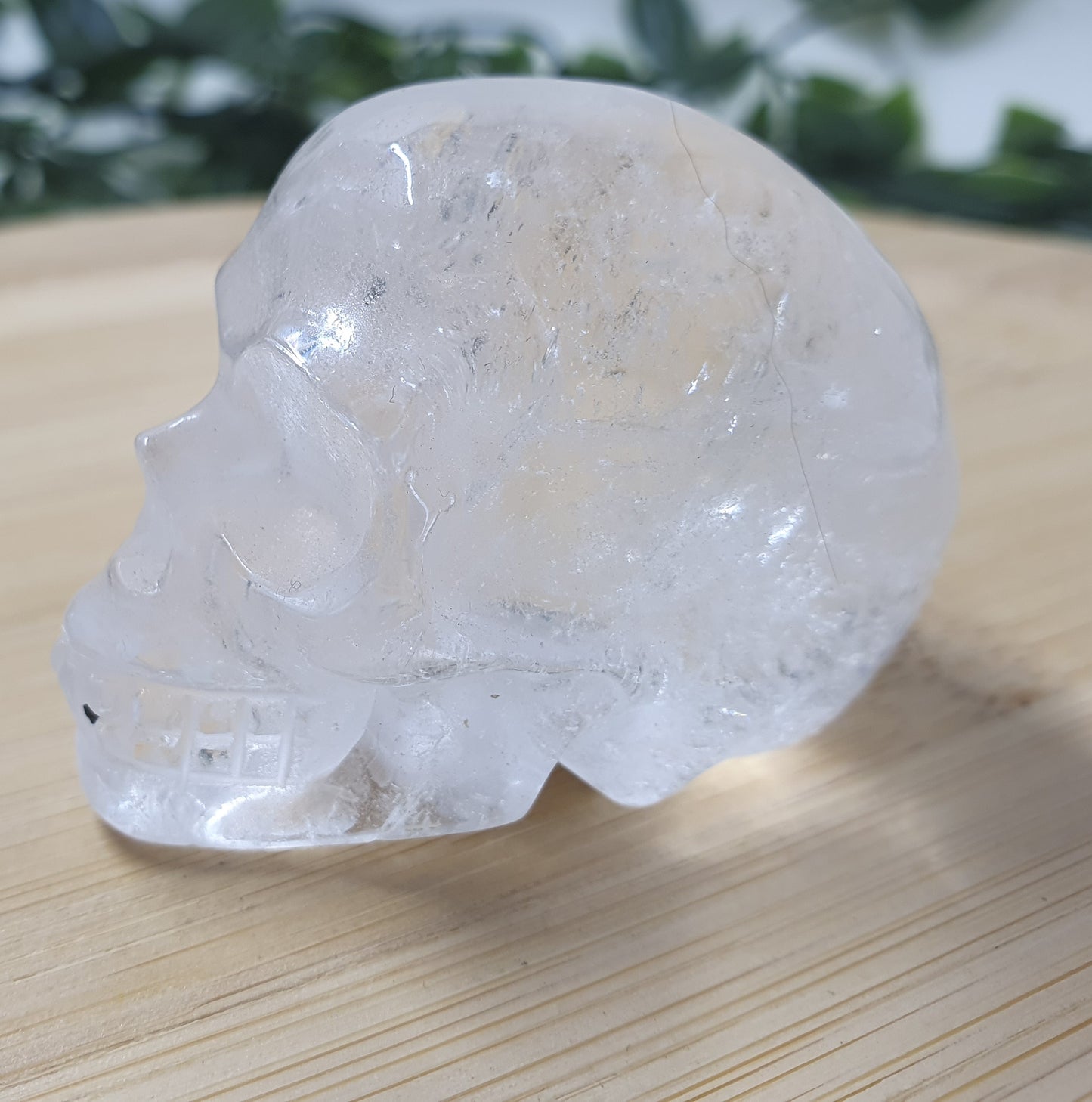 Clear Quartz Skull Carving #1