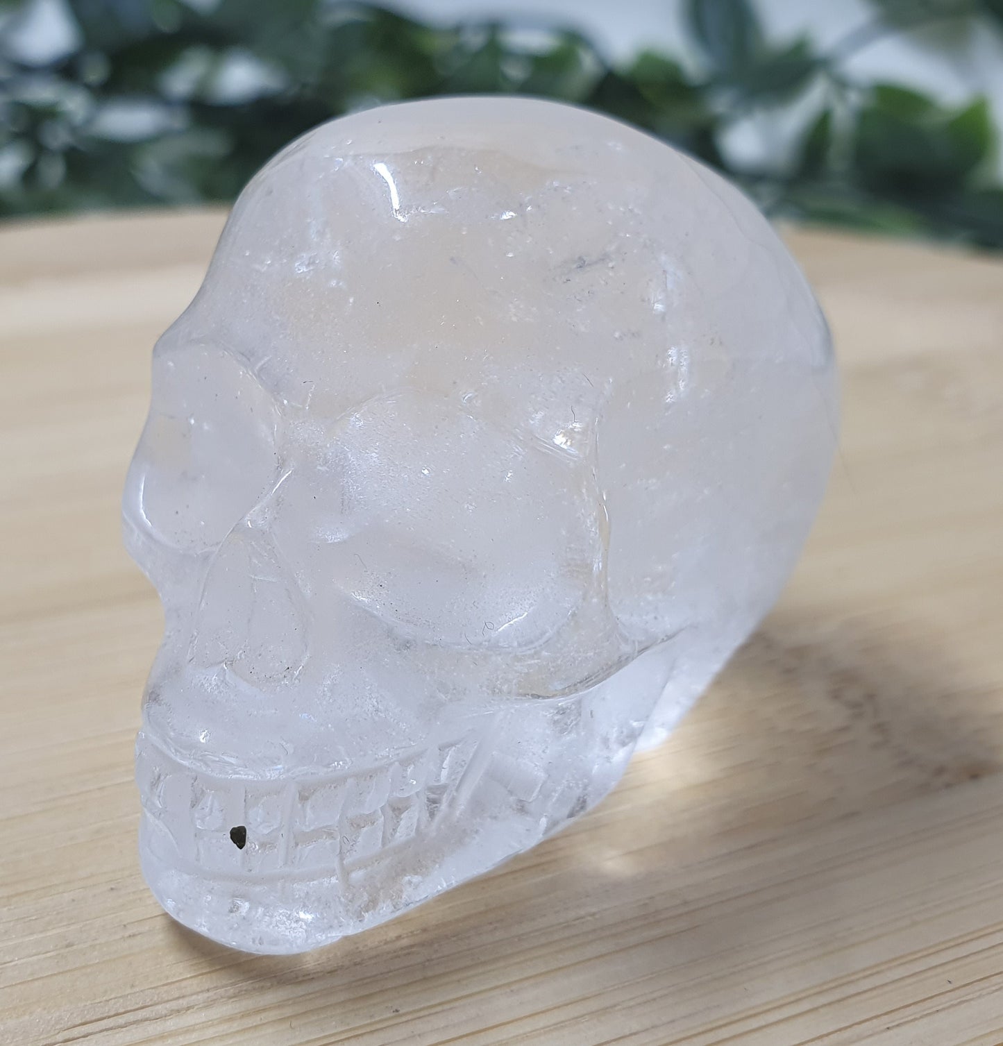 Clear Quartz Skull Carving #1