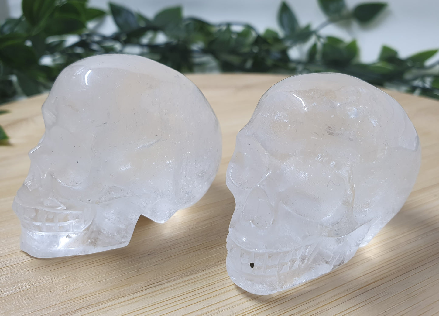 Clear Quartz Skull Carving #1