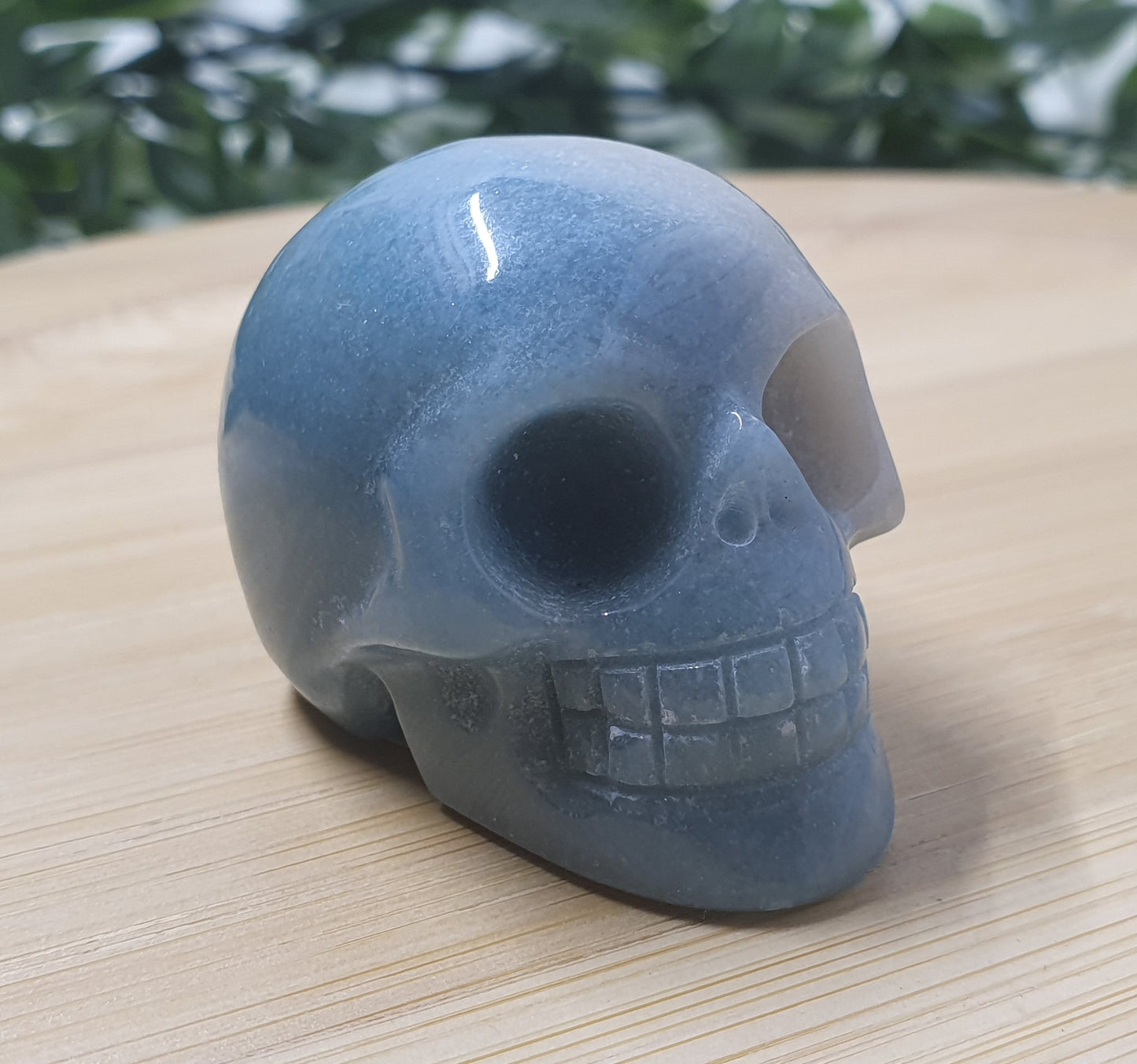 Trolleite Skull Carving