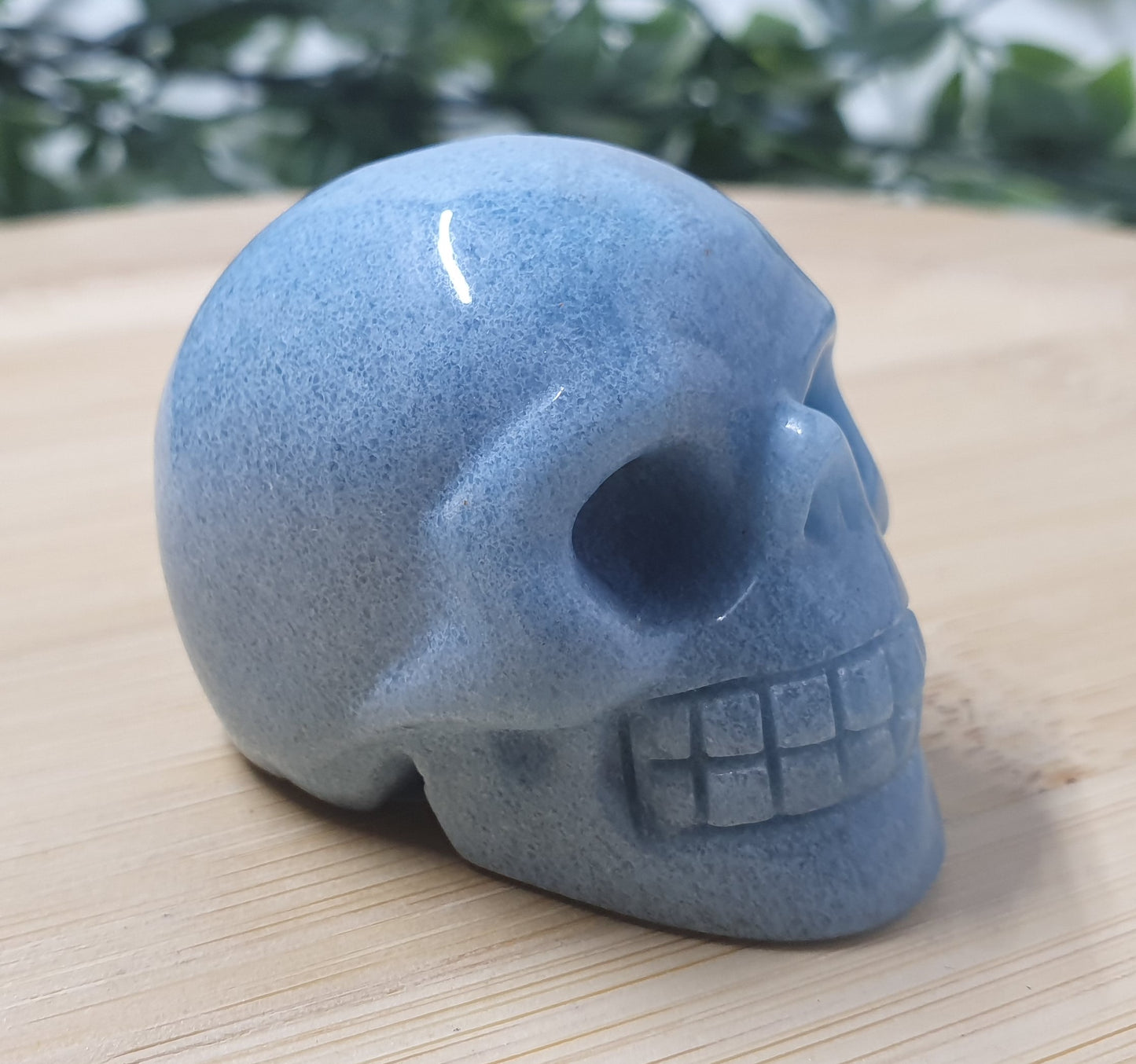 Trolleite Skull Carving