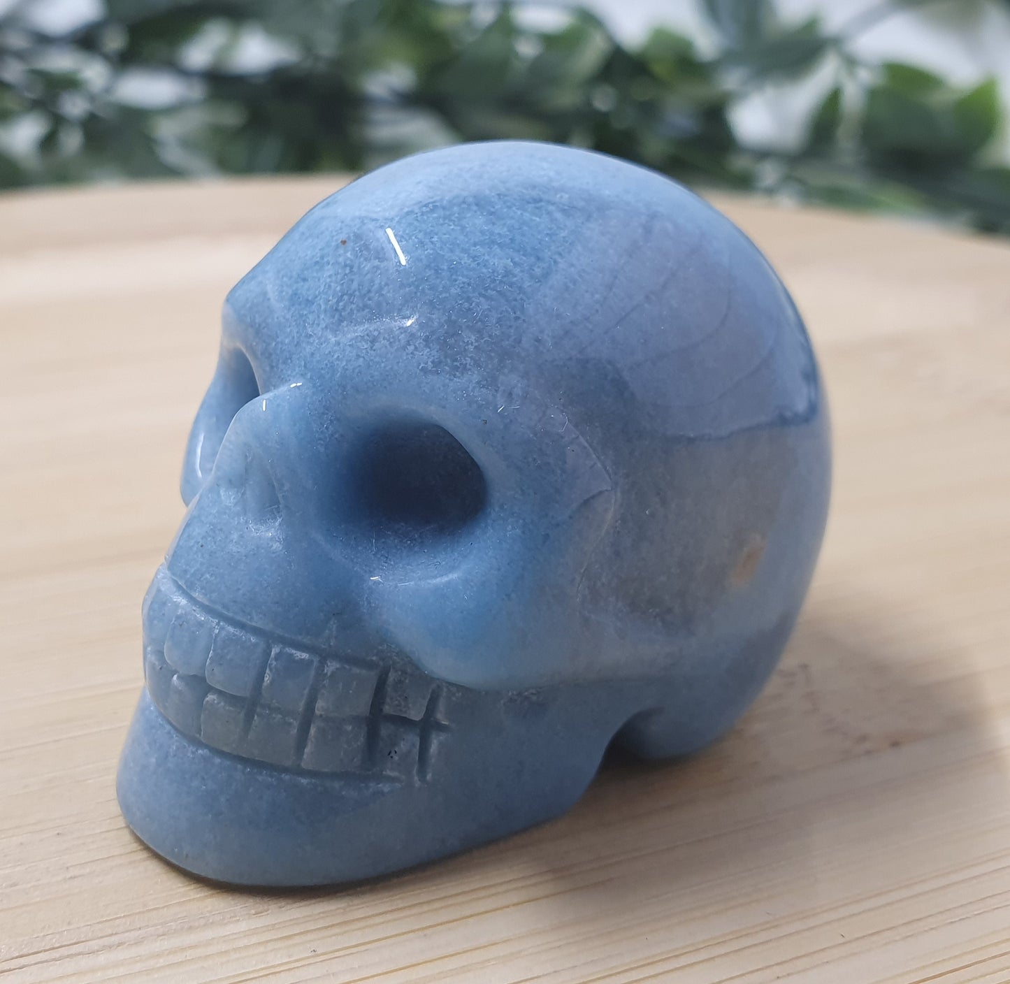 Trolleite Skull Carving