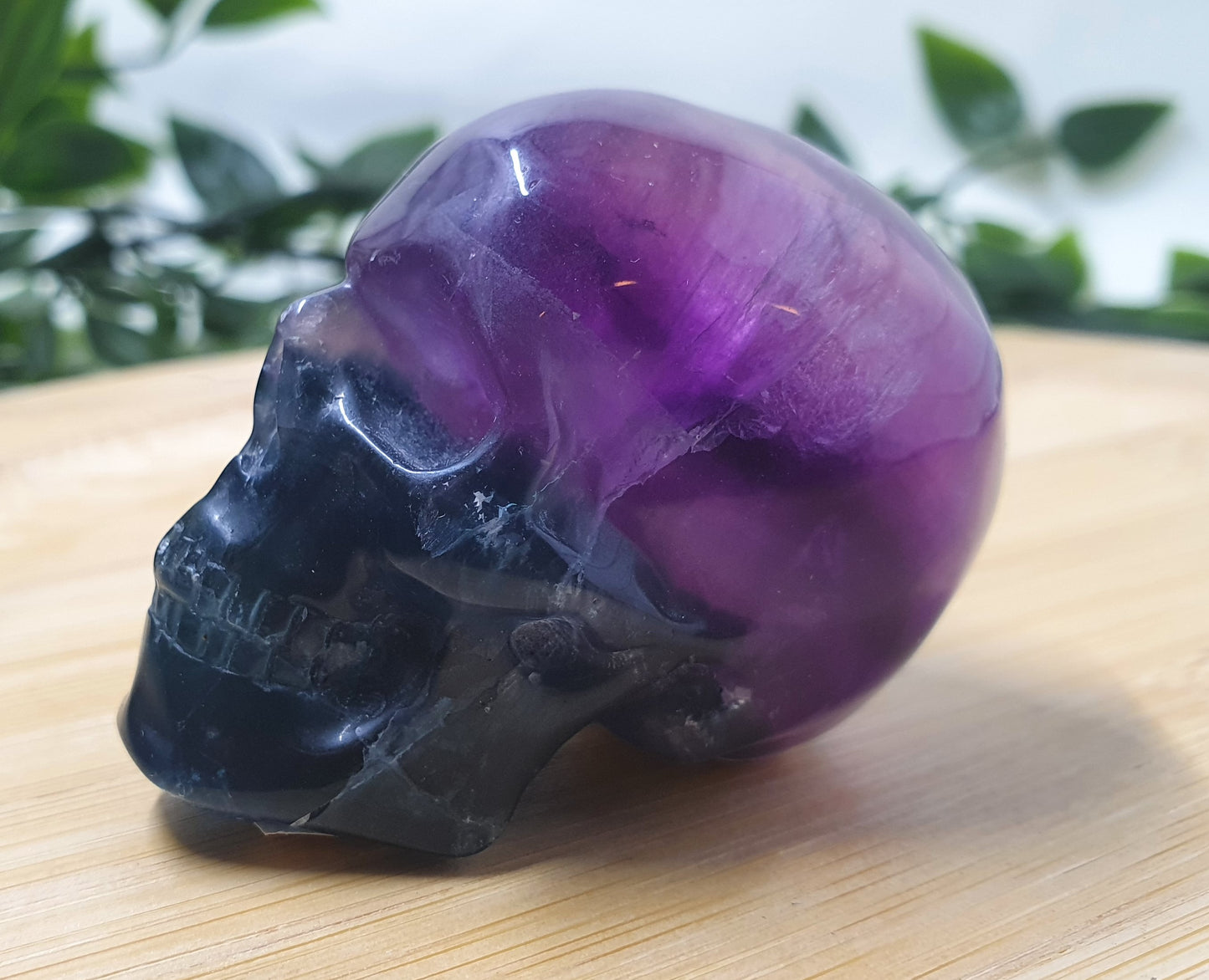 Rainbow Fluorite Skull