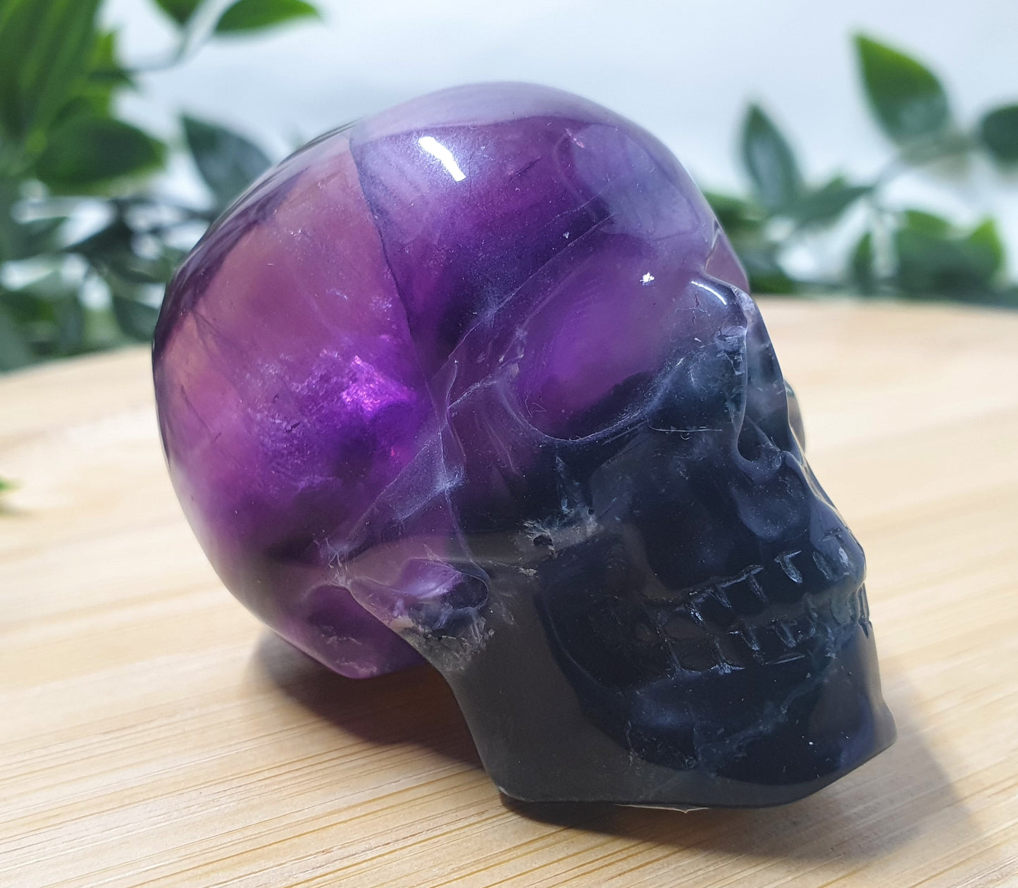 Rainbow Fluorite Skull