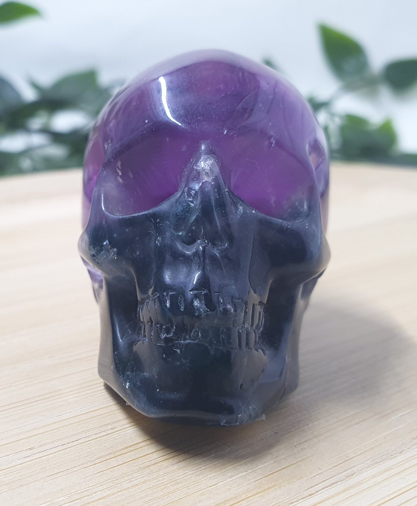 Rainbow Fluorite Skull