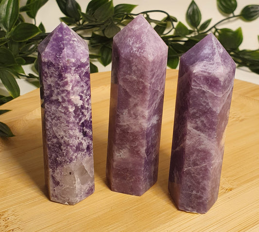 Lepidolite Points