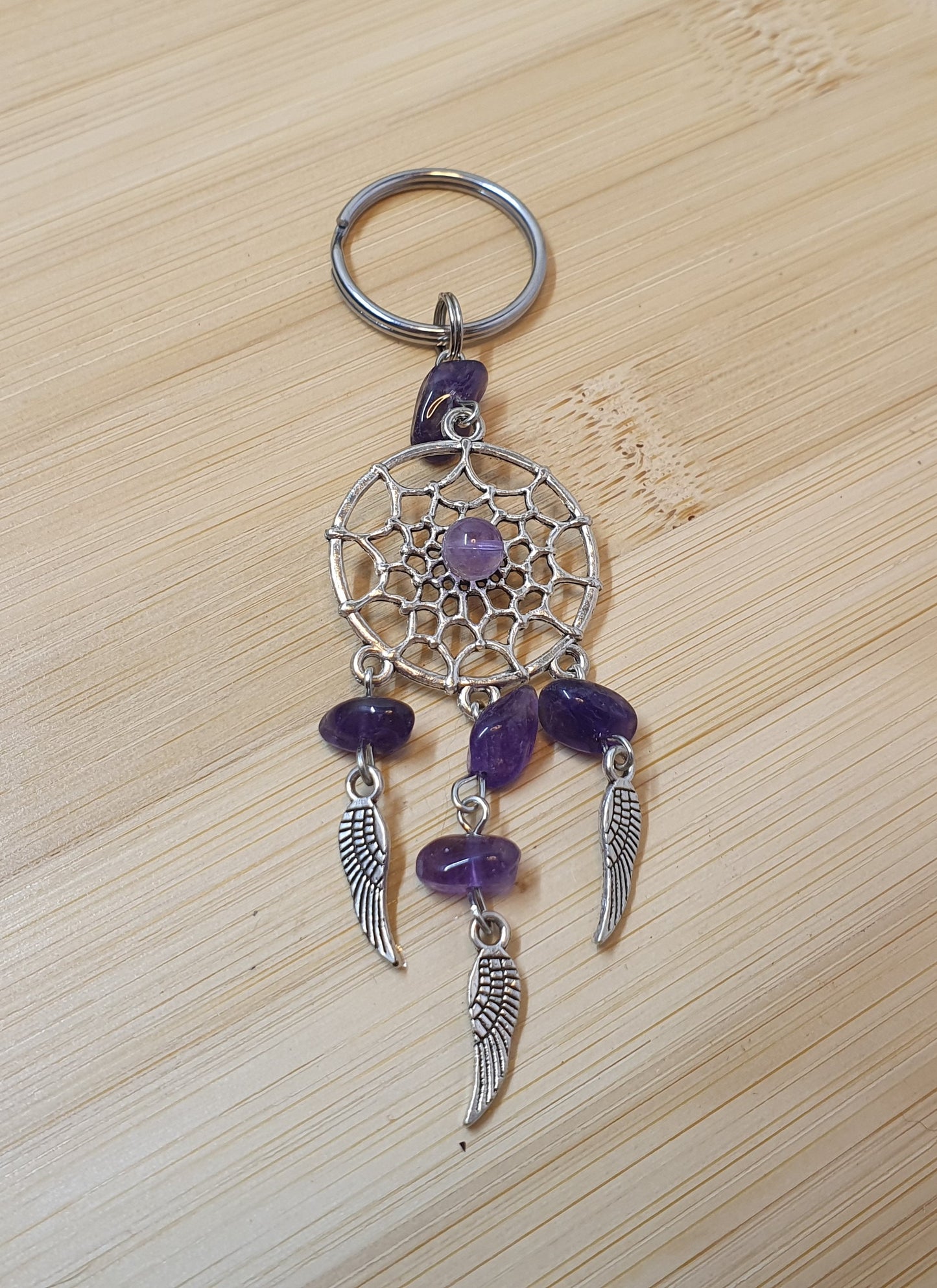 Dreamcatcher Crystal Keychains