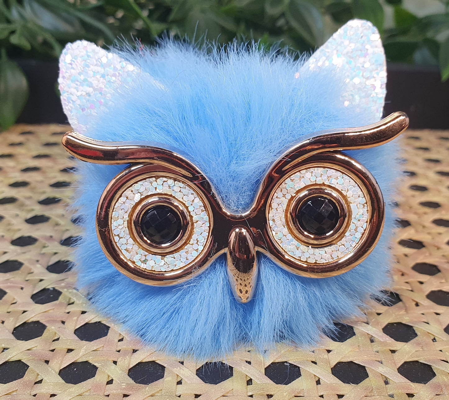 Fluffy Owl Keychains