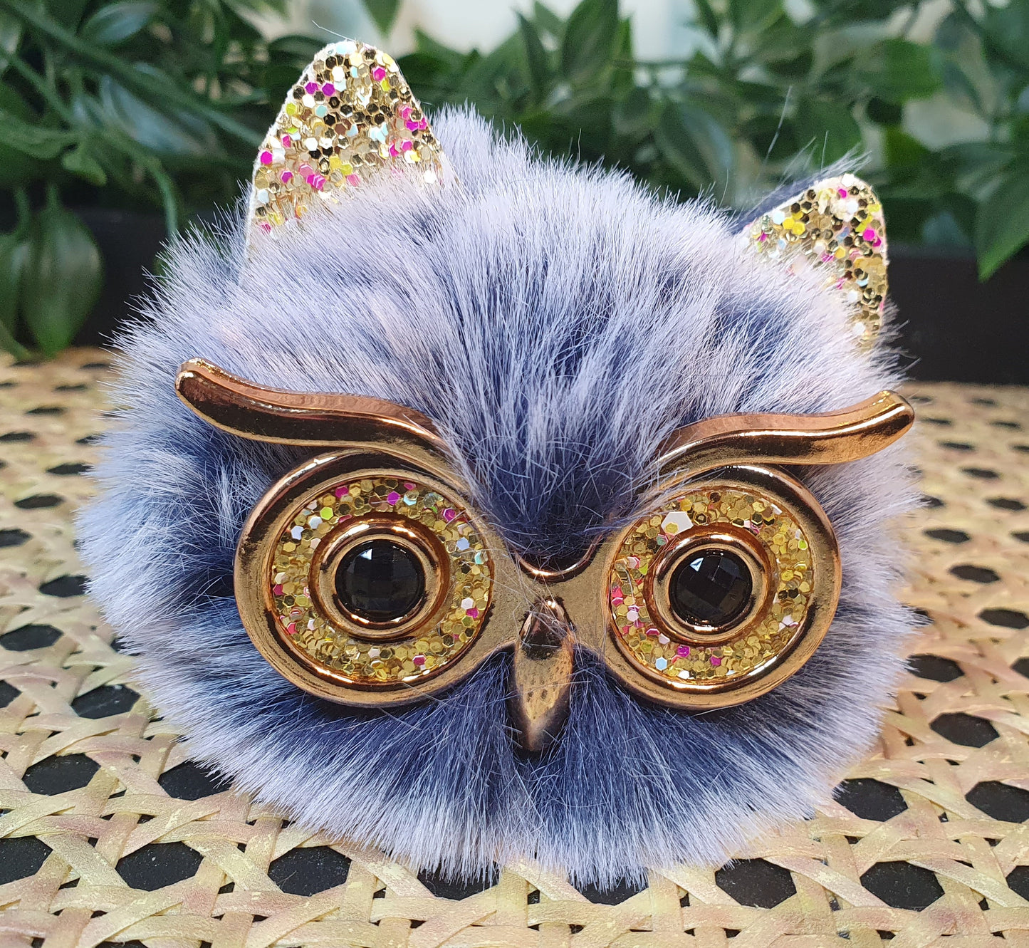 Fluffy Owl Keychains