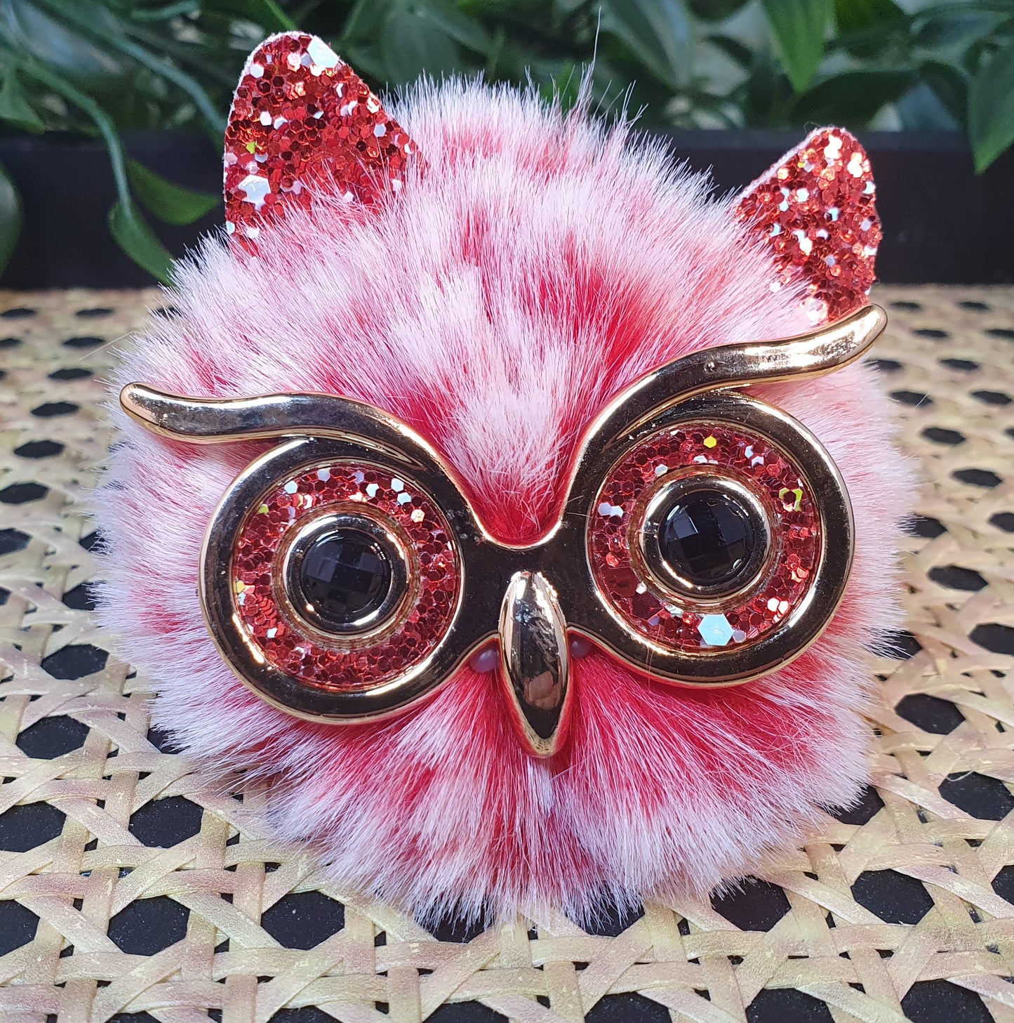 Fluffy Owl Keychains