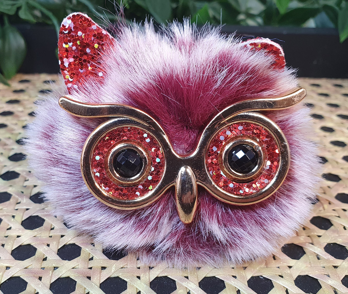 Fluffy Owl Keychains