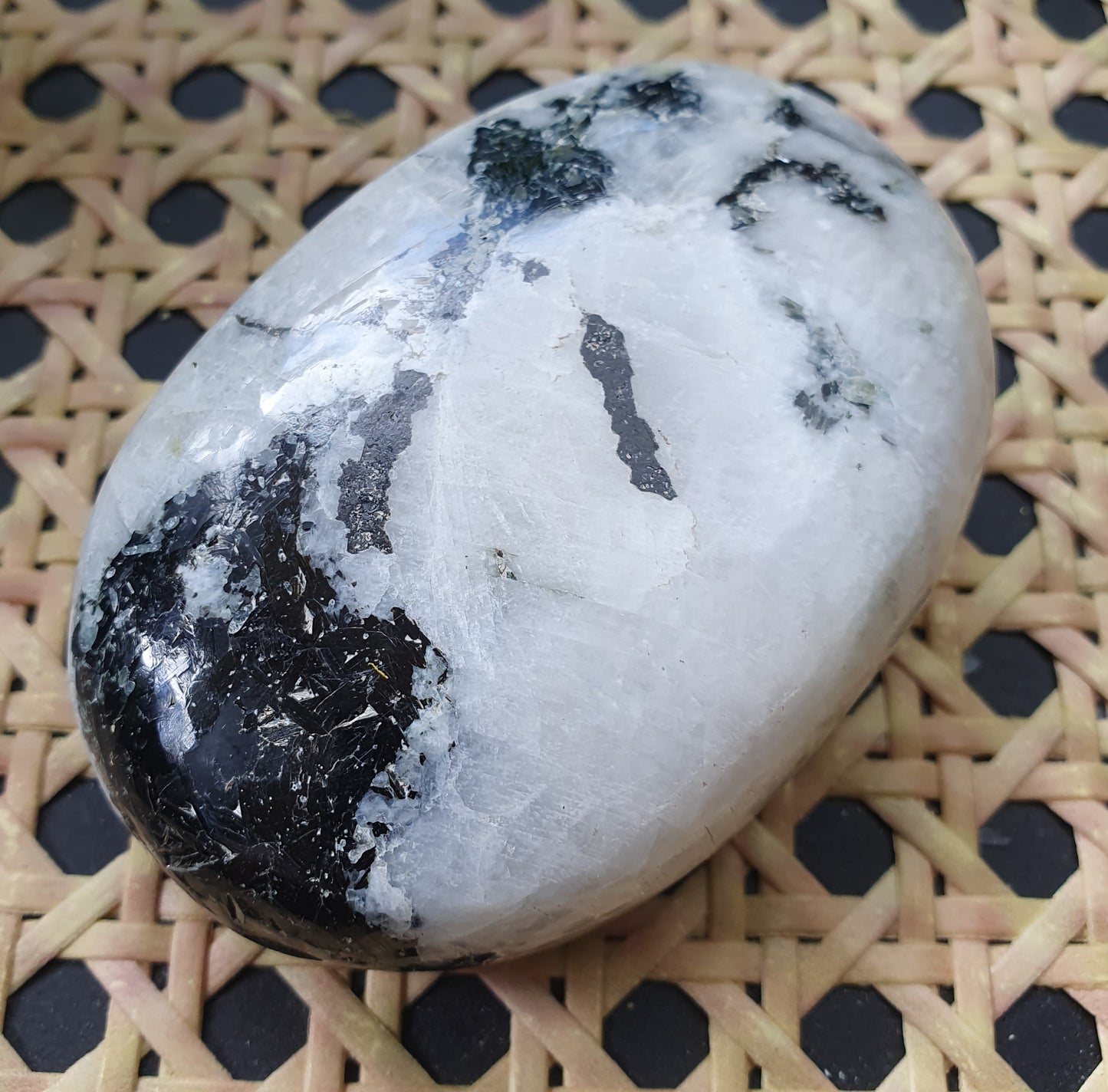 Rainbow Moonstone Palm Stones