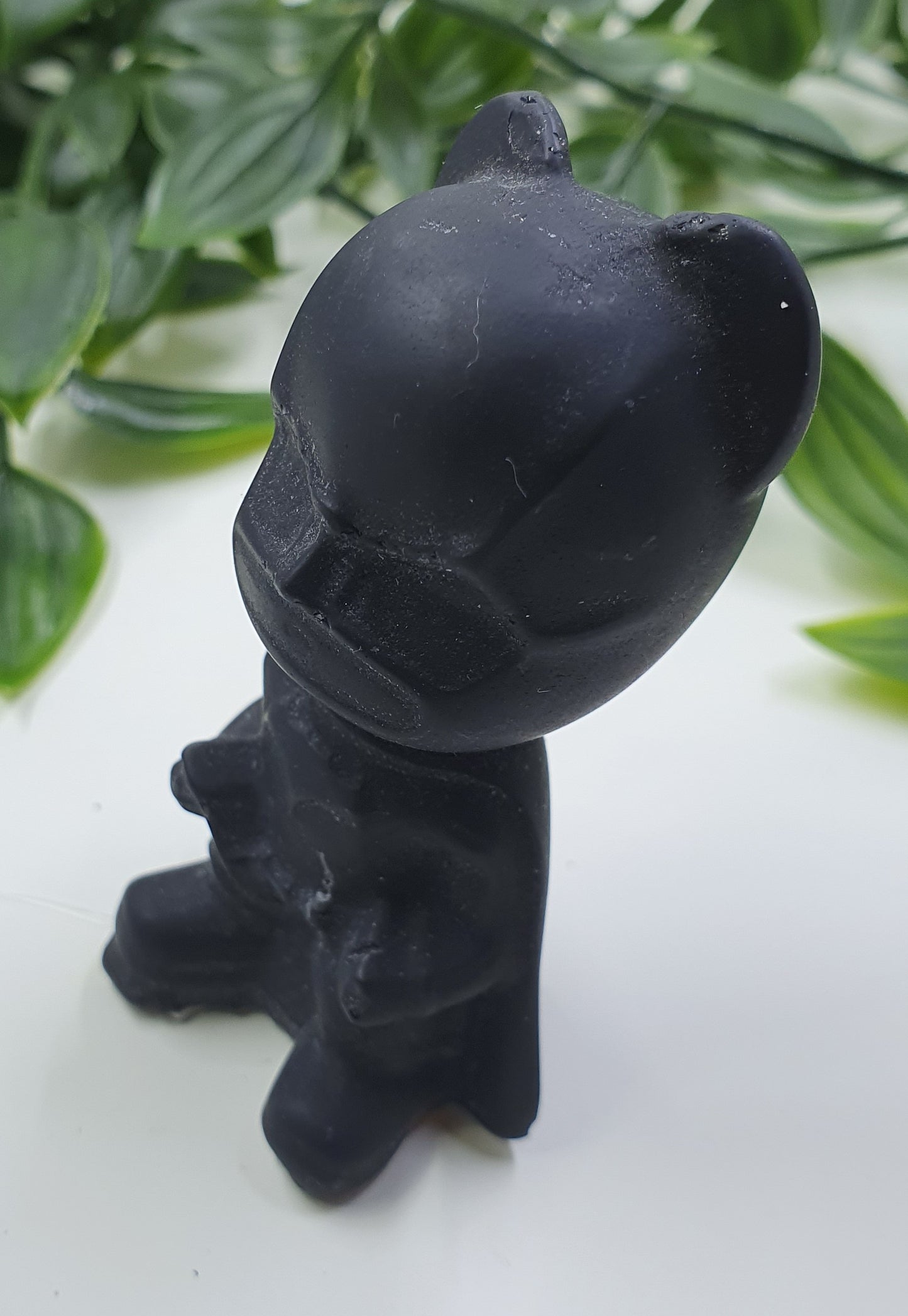 Black Tourmaline Character Carving