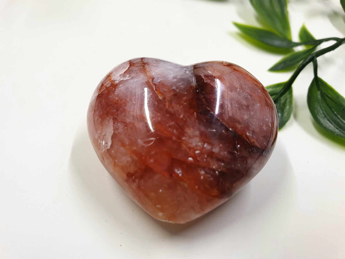 Fire Quartz Heart #1