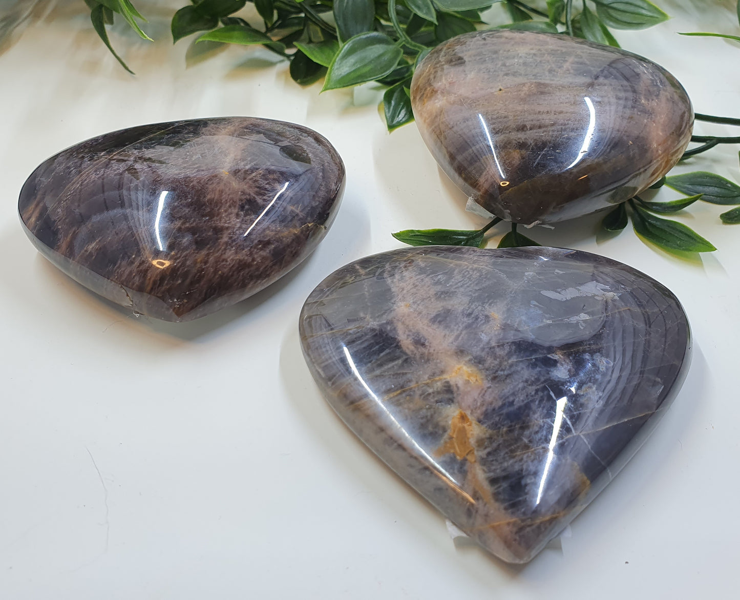 Black Moonstone Hearts