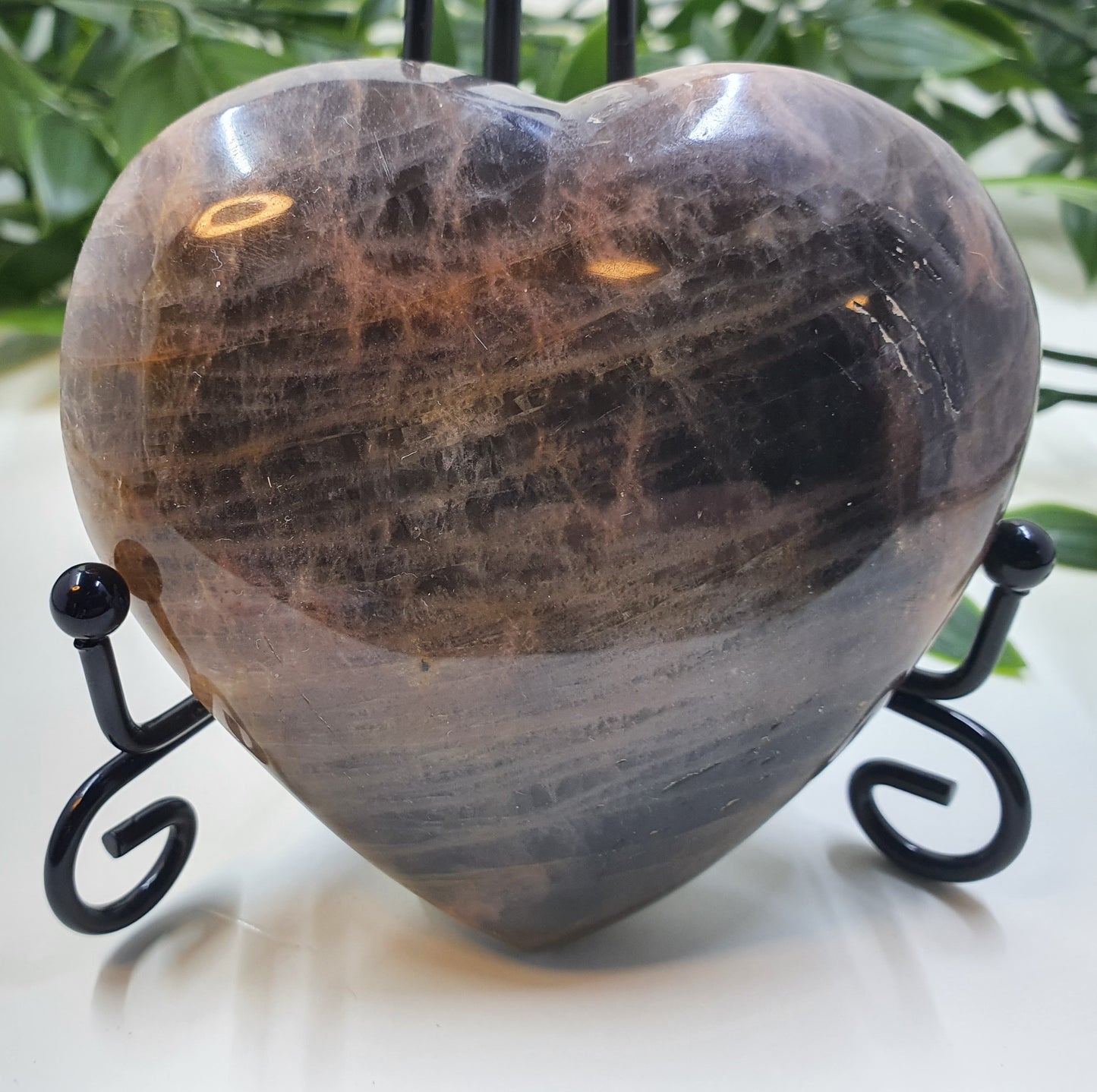 Black Moonstone Hearts