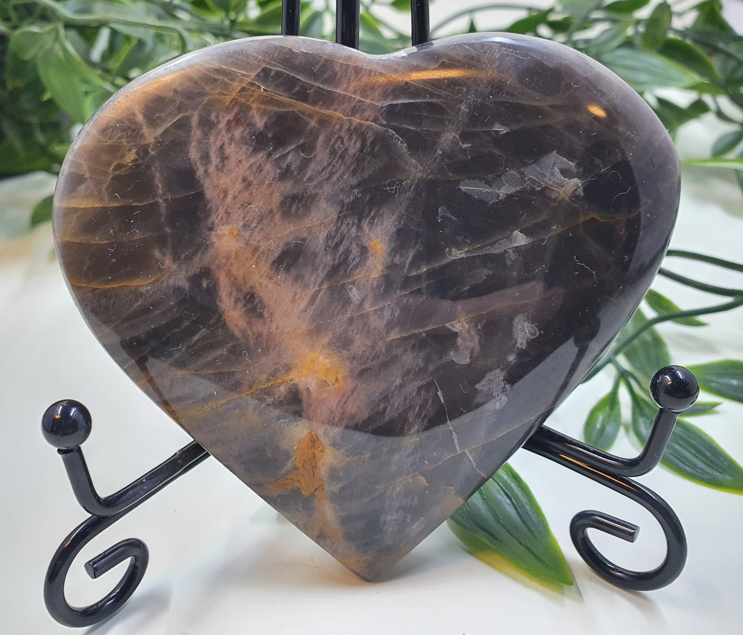 Black Moonstone Hearts