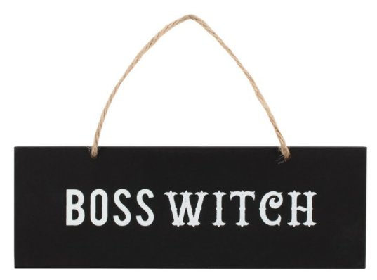 Boss Witch Sign