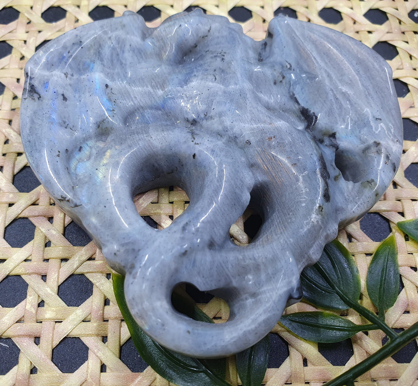 Labradorite Dragon Carving #1