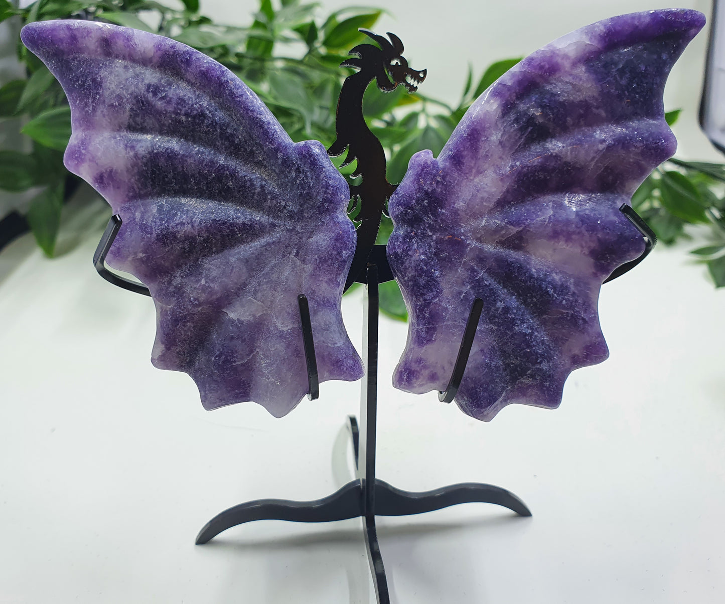 Lepidolite Dragon Wings