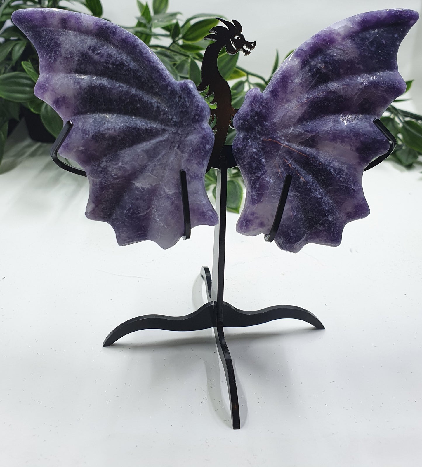 Lepidolite Dragon Wings