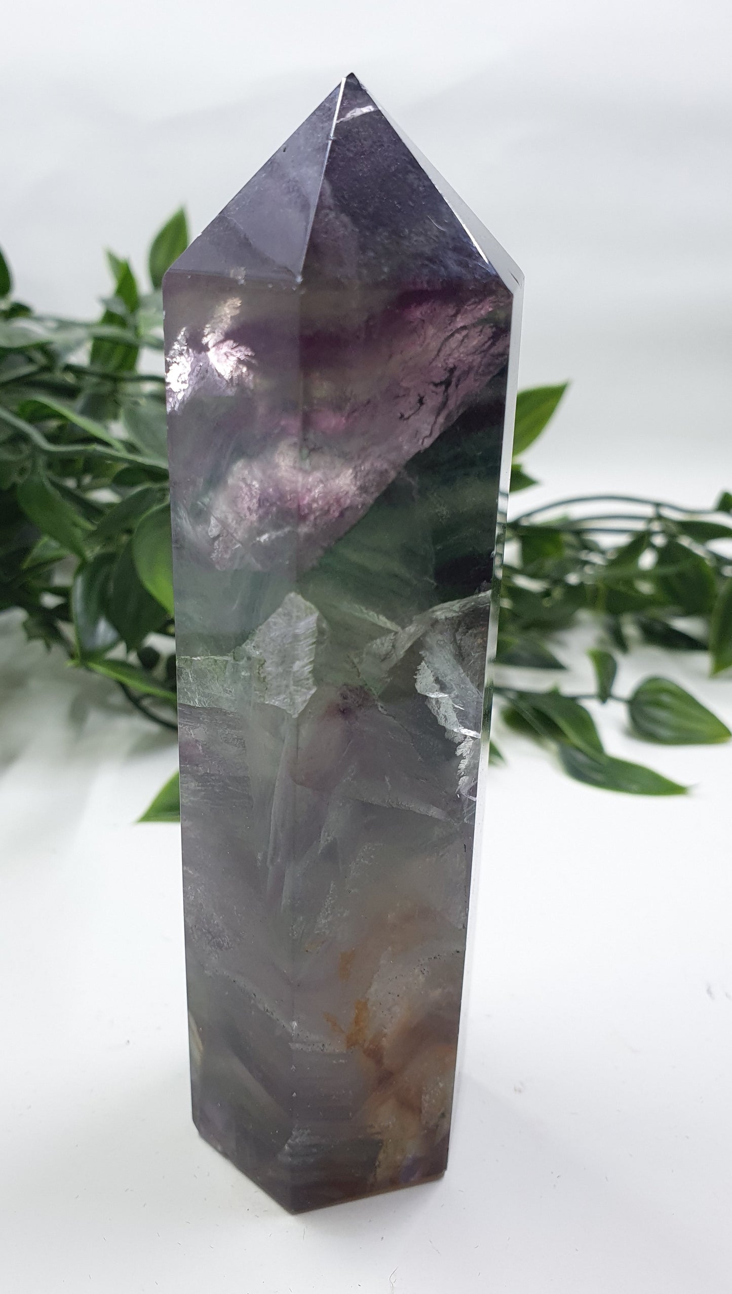 Rainbow Fluorite Point #2