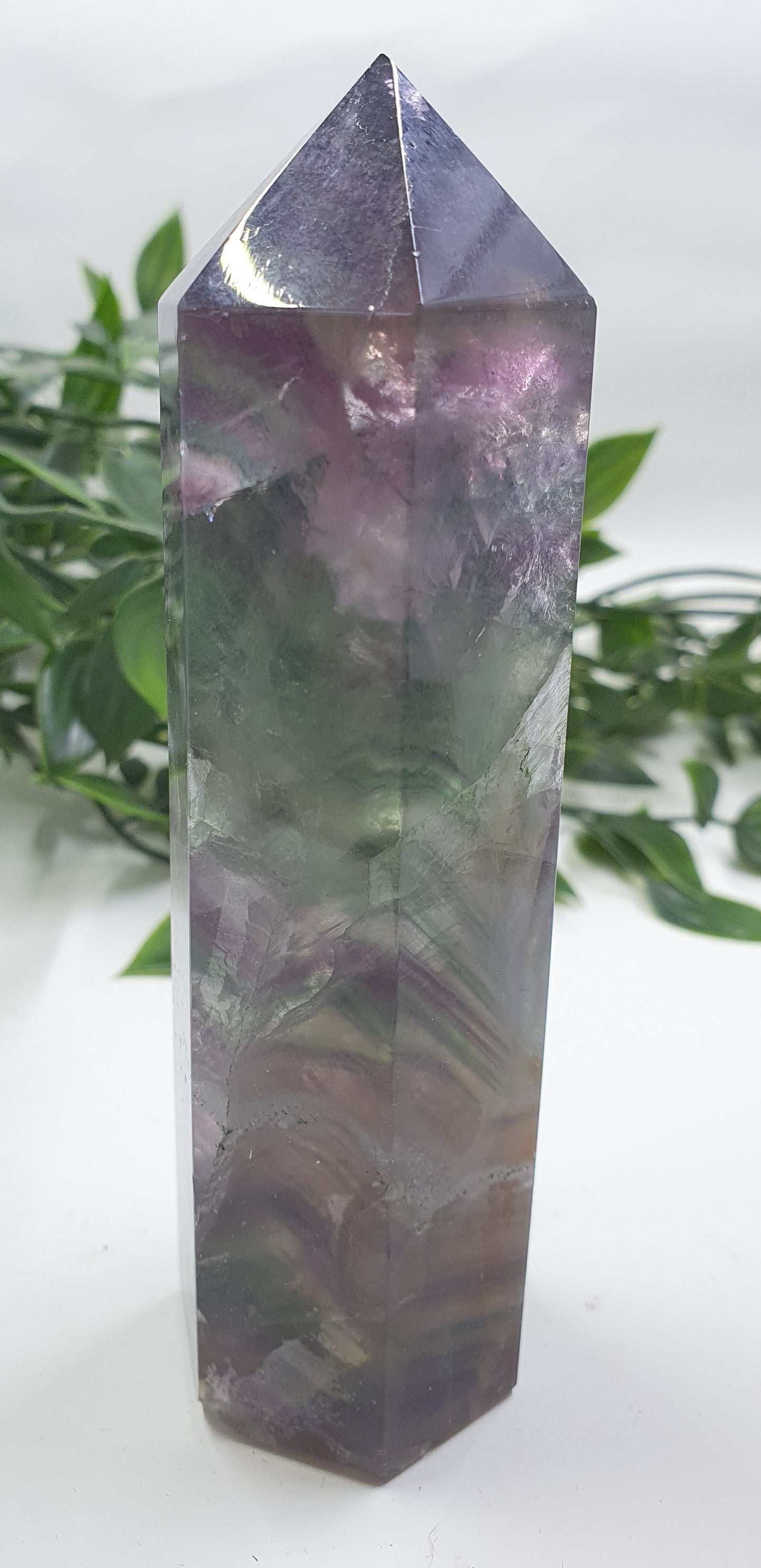 Rainbow Fluorite Point #2