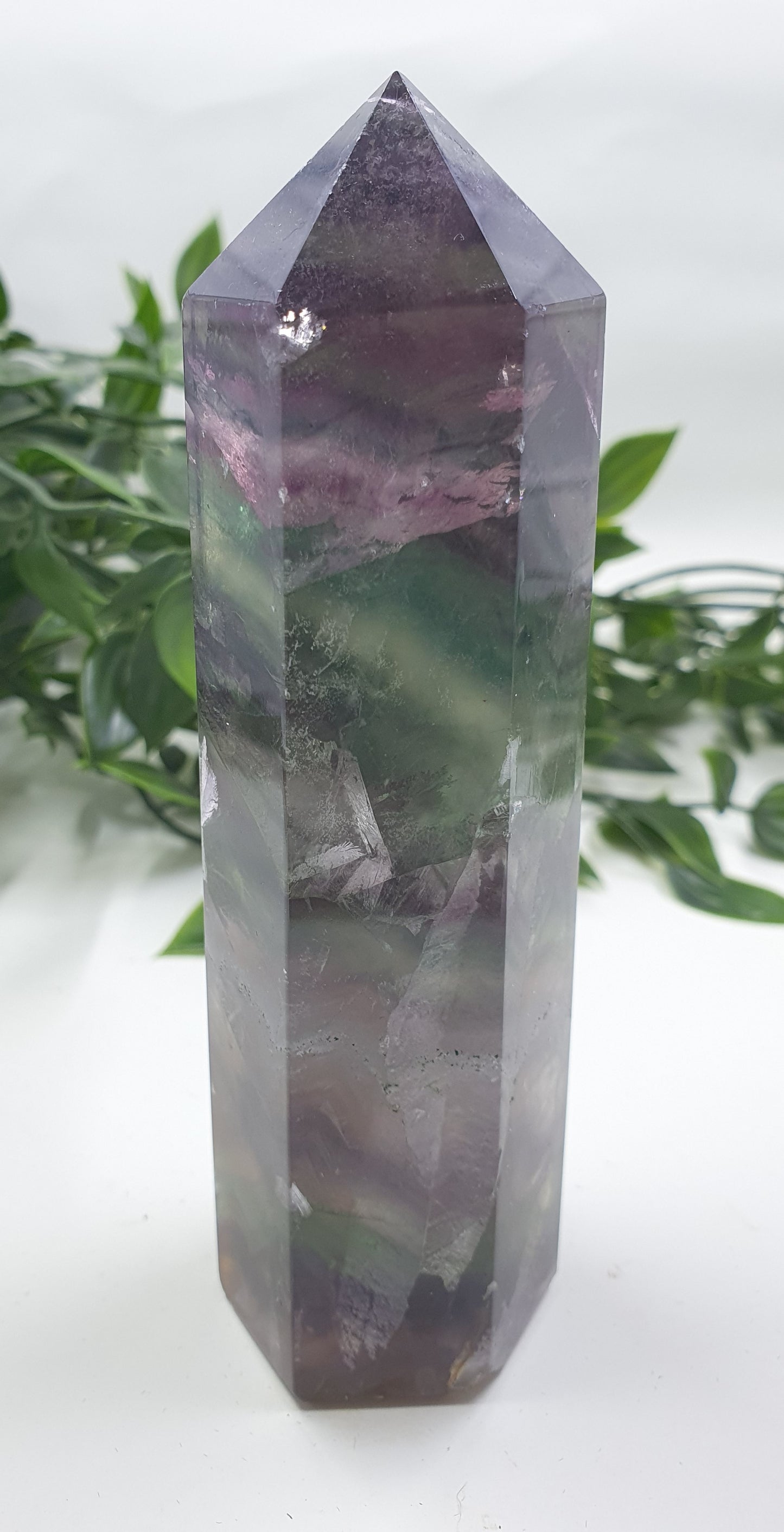 Rainbow Fluorite Point #2