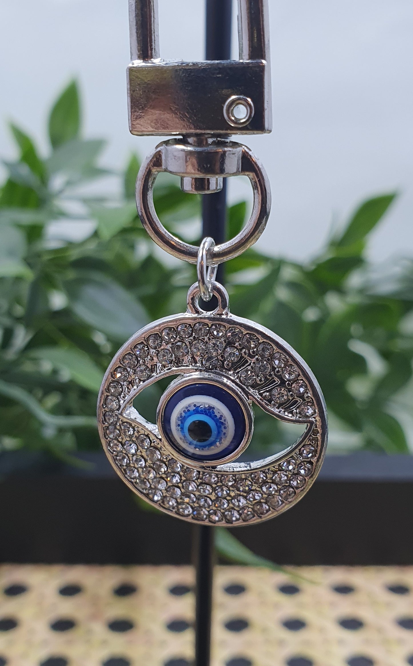 Evil Eye Round Keychains #1