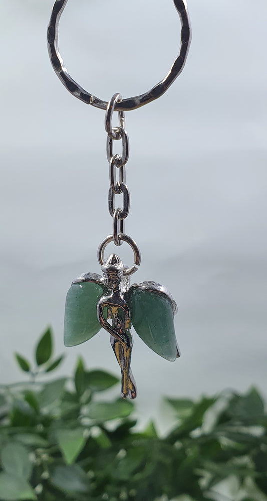 Crystal Angel Wing Keychains