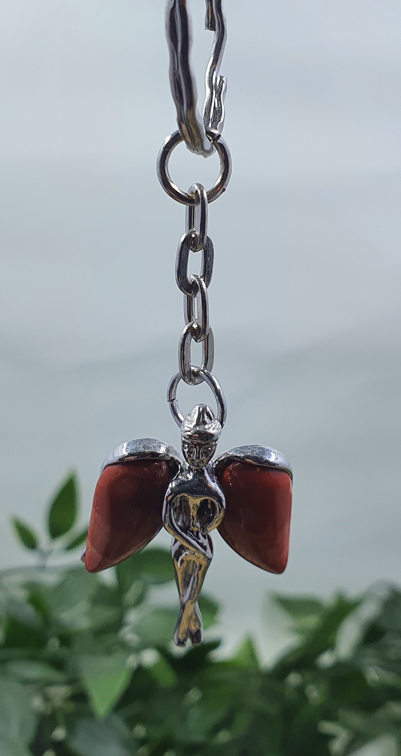 Crystal Angel Wing Keychains