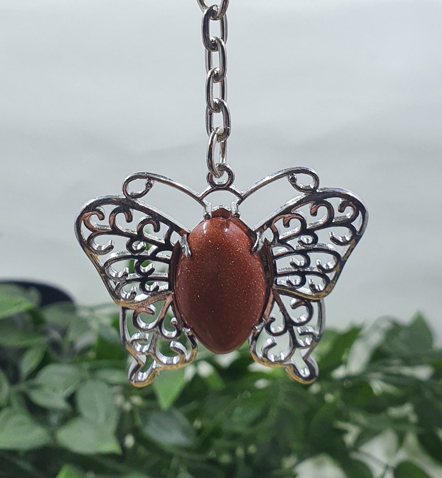 Crystal Butterfly Keychains