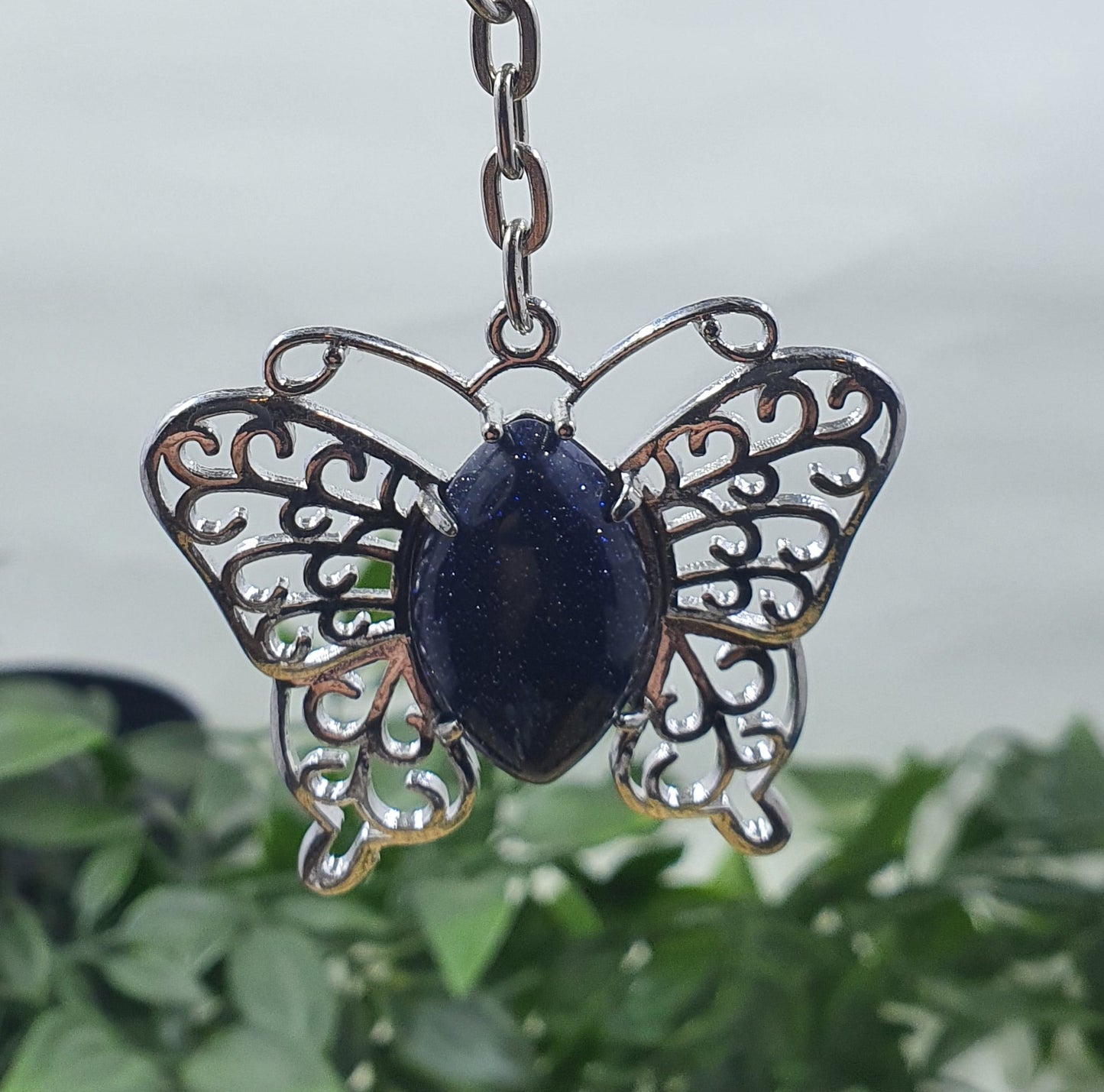 Crystal Butterfly Keychains