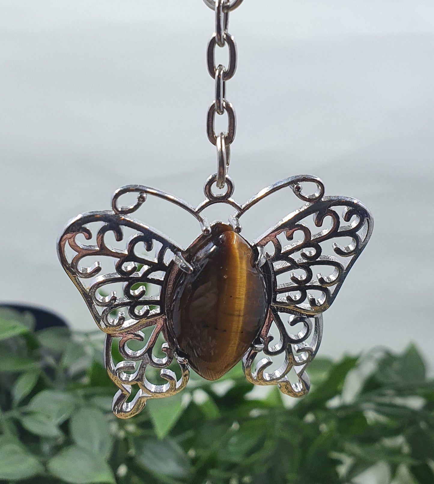 Crystal Butterfly Keychains