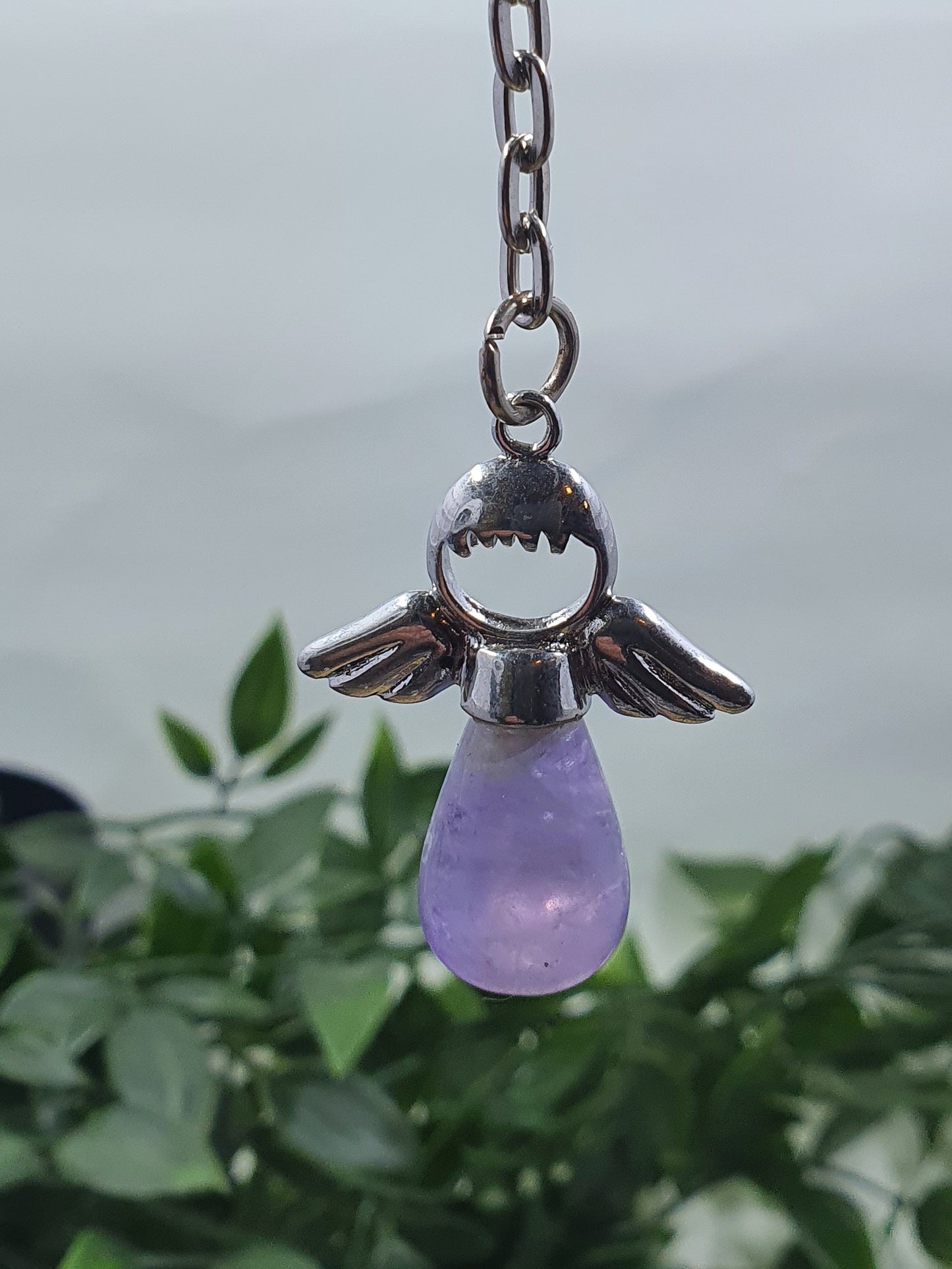 Crystal Angel Keychains