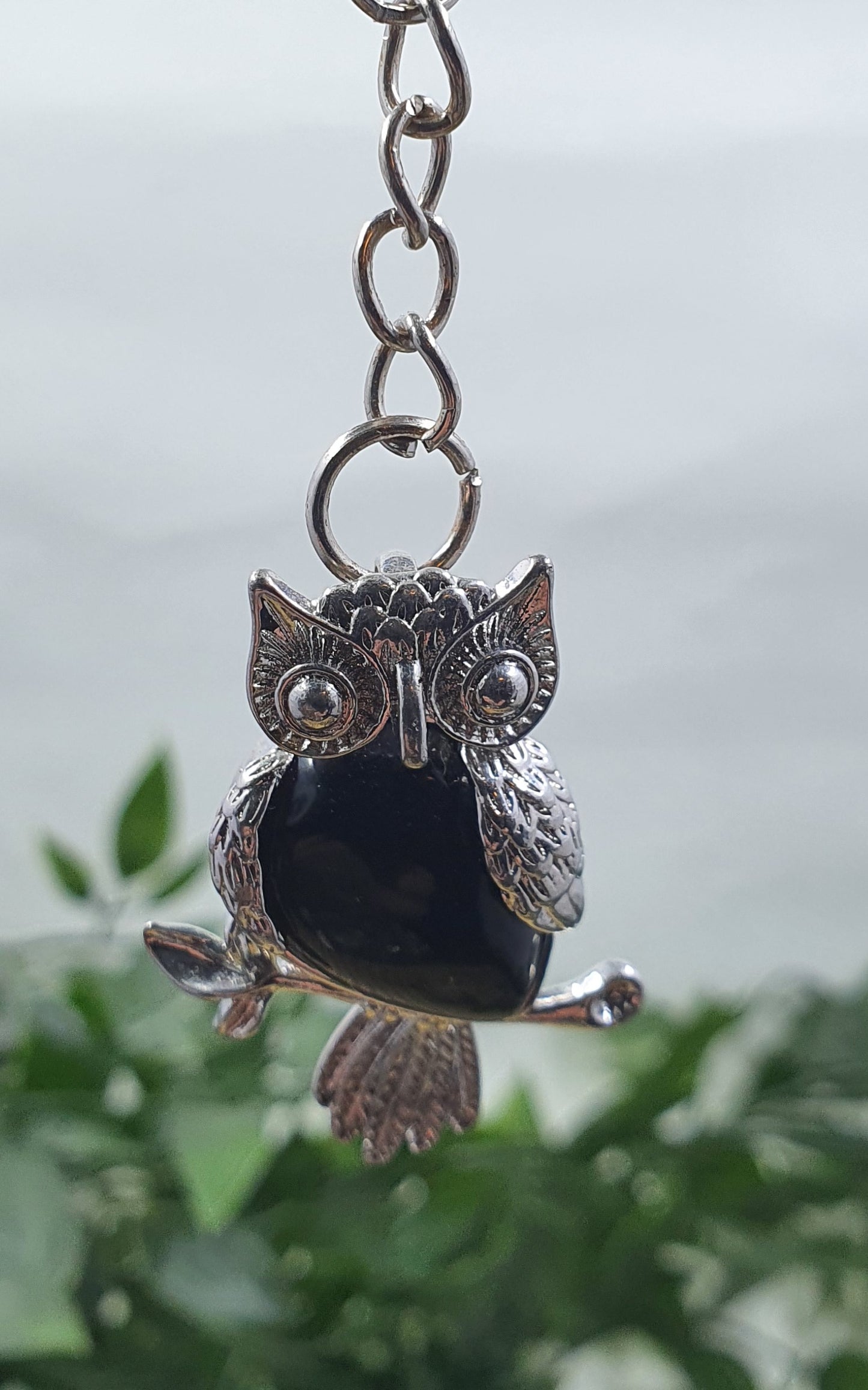 Crystal Owl Keychains