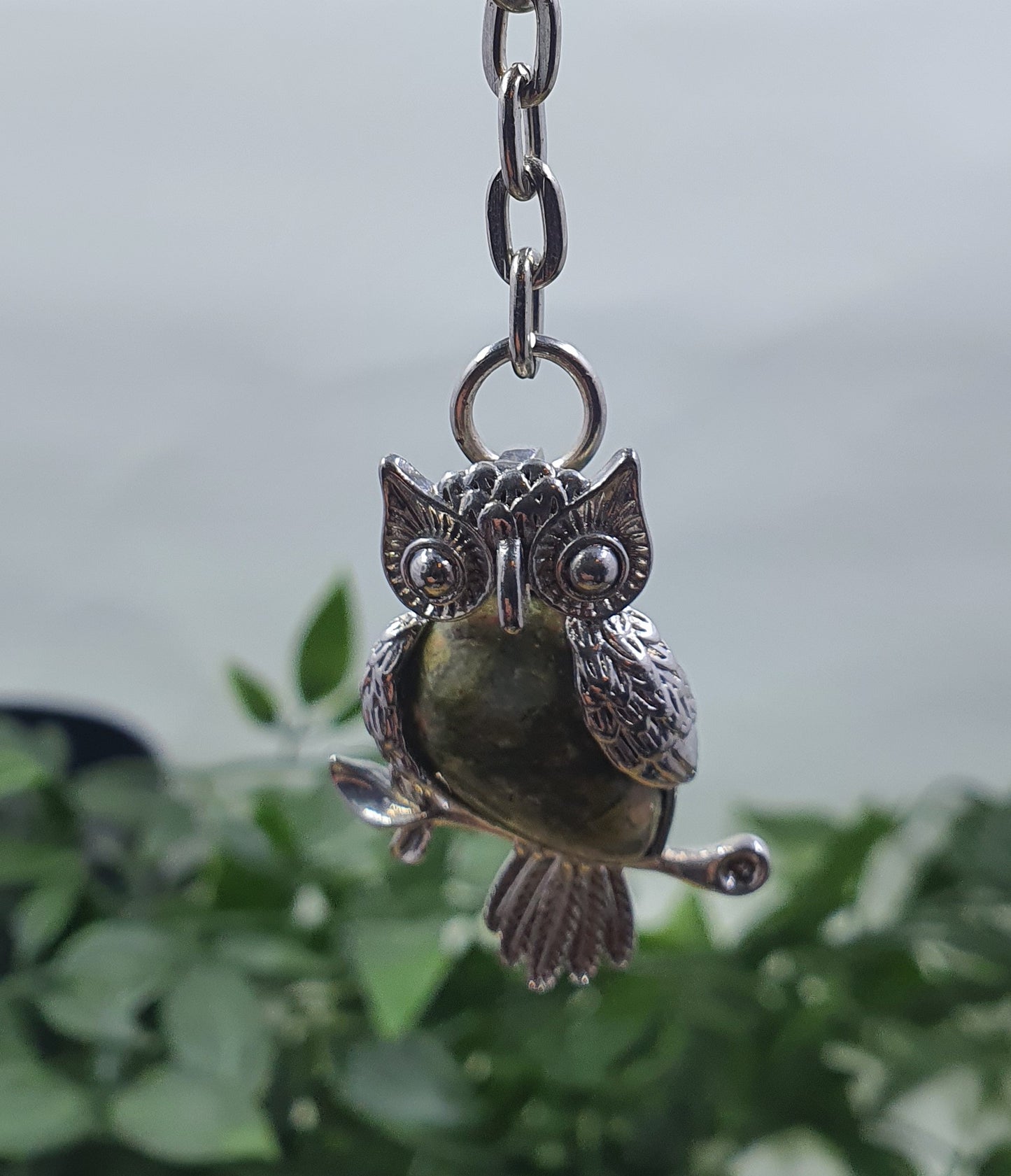 Crystal Owl Keychains